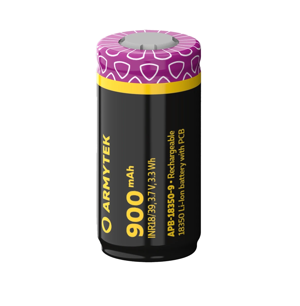 Armytek 18350 lítium-iónový akumulátor 900 mAh (s ochranou) Armytek 18350 lítium-iónový akumulátor 900 mAh (s ochranou)