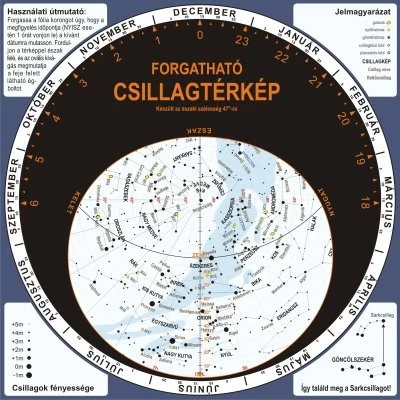 Otáčateľná hviezdna mapa (planisféra) Otáčateľná hviezdna mapa (planisféra)