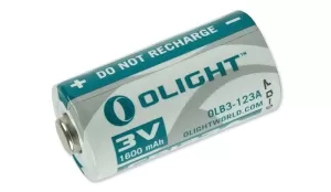 Olight batéria CR123 Li-Ion batérie (1600 mAh)