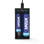 XTAR Plus dvojkanálový nabíjač akumulátorov