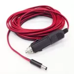 Napájací kabel do autozapaľovača s krátkym DC konektorom